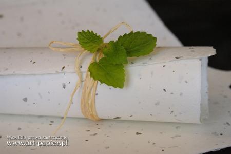 Melisa -  Papiery czerpane z dodatkami